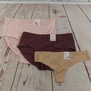 Auden Panties Size S (4-6)  3 Count
